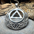 Celtic AA Sobriety Necklace - 18