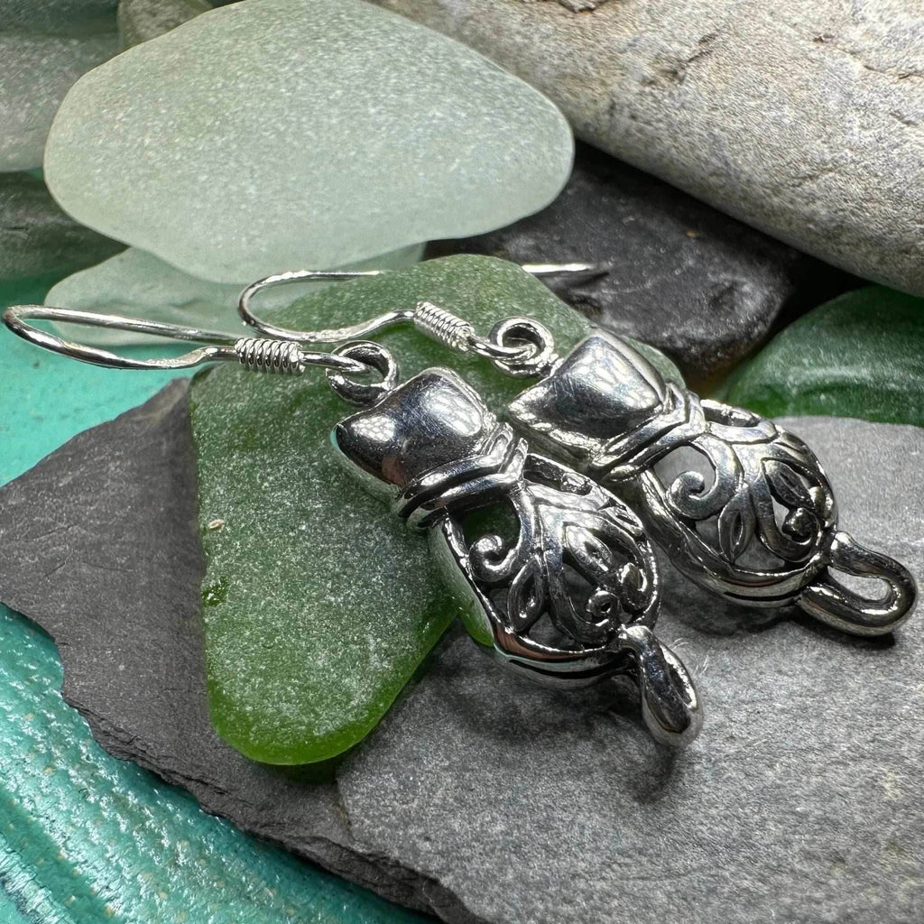 Celtic Cat Earrings - 