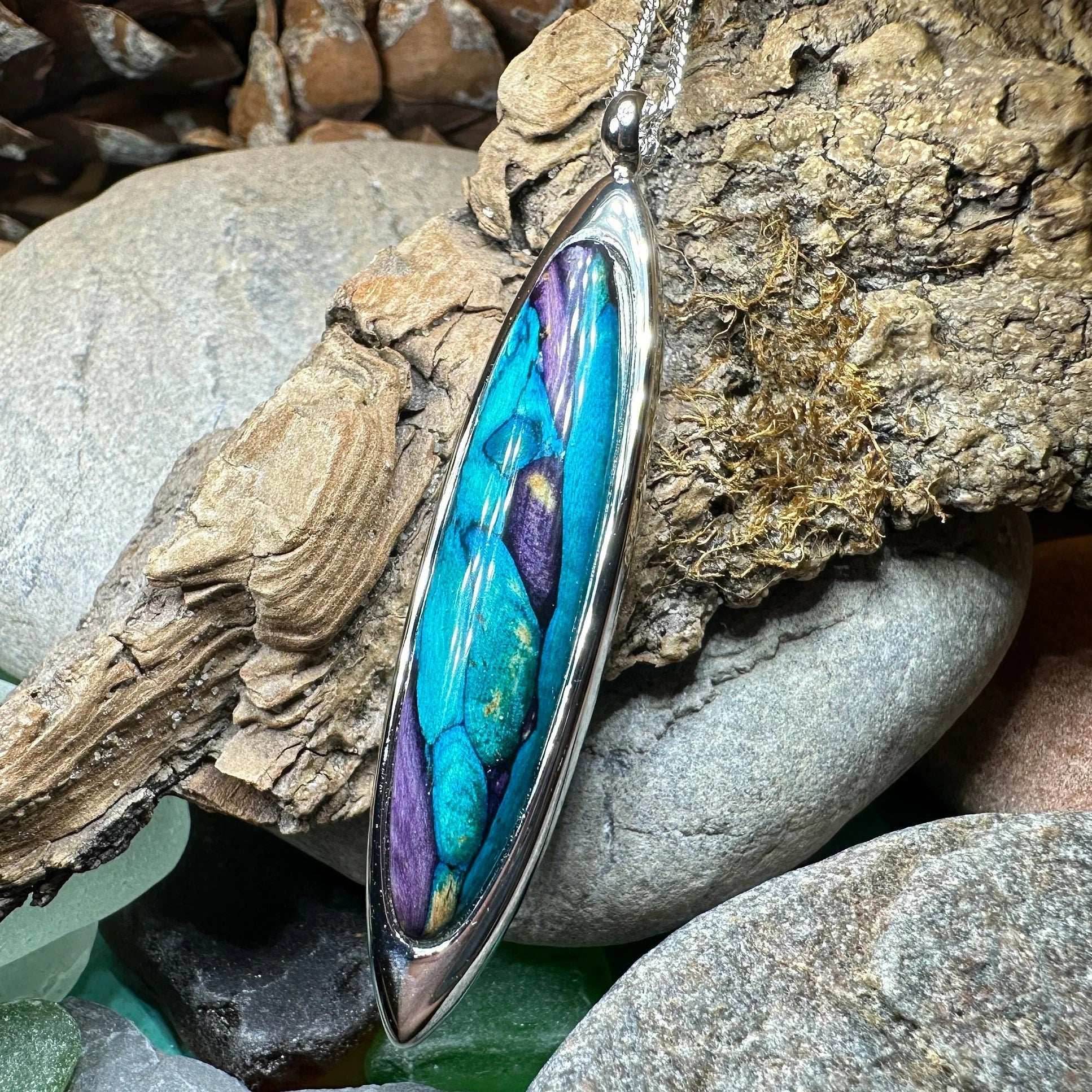 Scottish Highlands Heathergems Necklace - Green/Gold