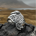 Morrigan Celtic Raven Ring