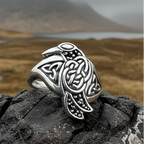 Morrigan Celtic Raven Ring