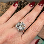 Celtic Knot Shamrock Ring