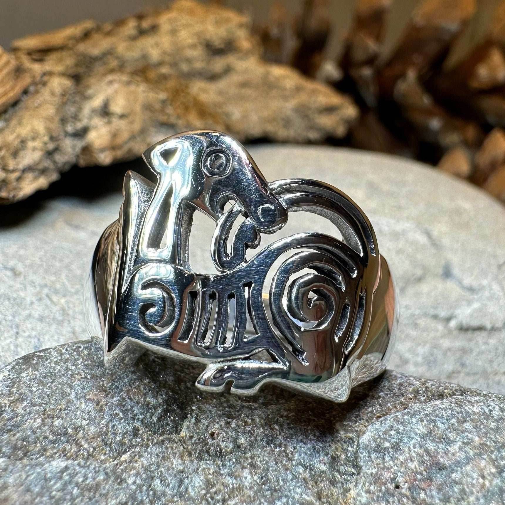Pictish Lore Celtic Dragon Ring - 6