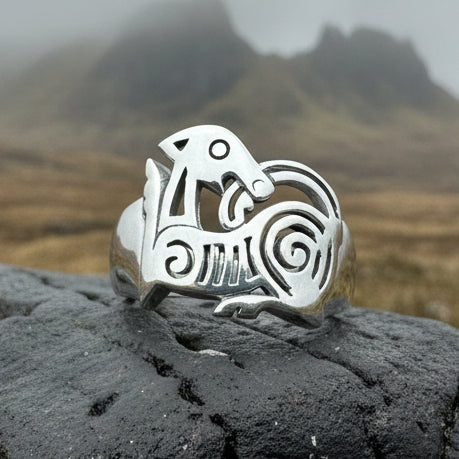 Pictish Lore Celtic Dragon Ring