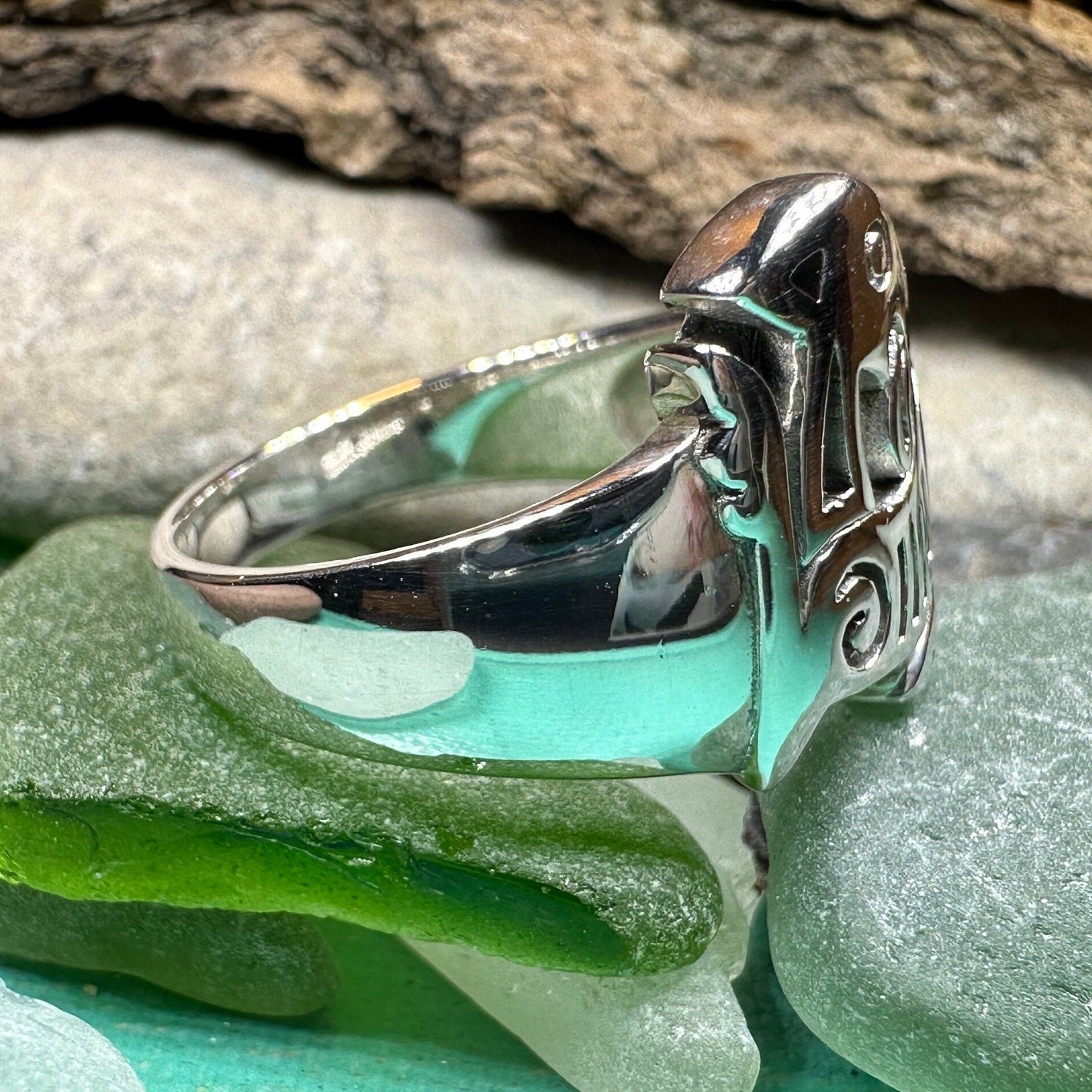 Pictish Lore Celtic Dragon Ring