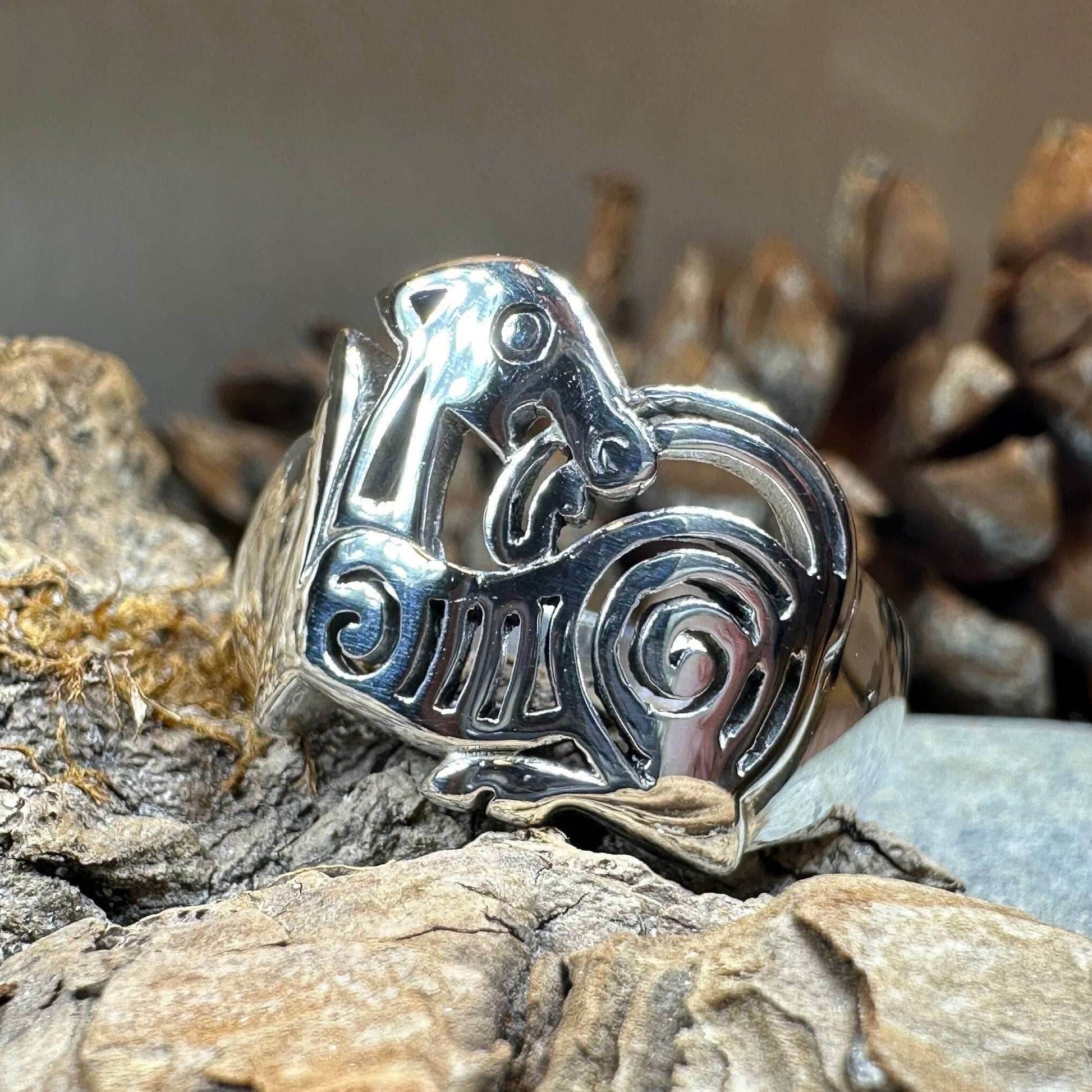 Pictish Lore Celtic Dragon Ring - 6