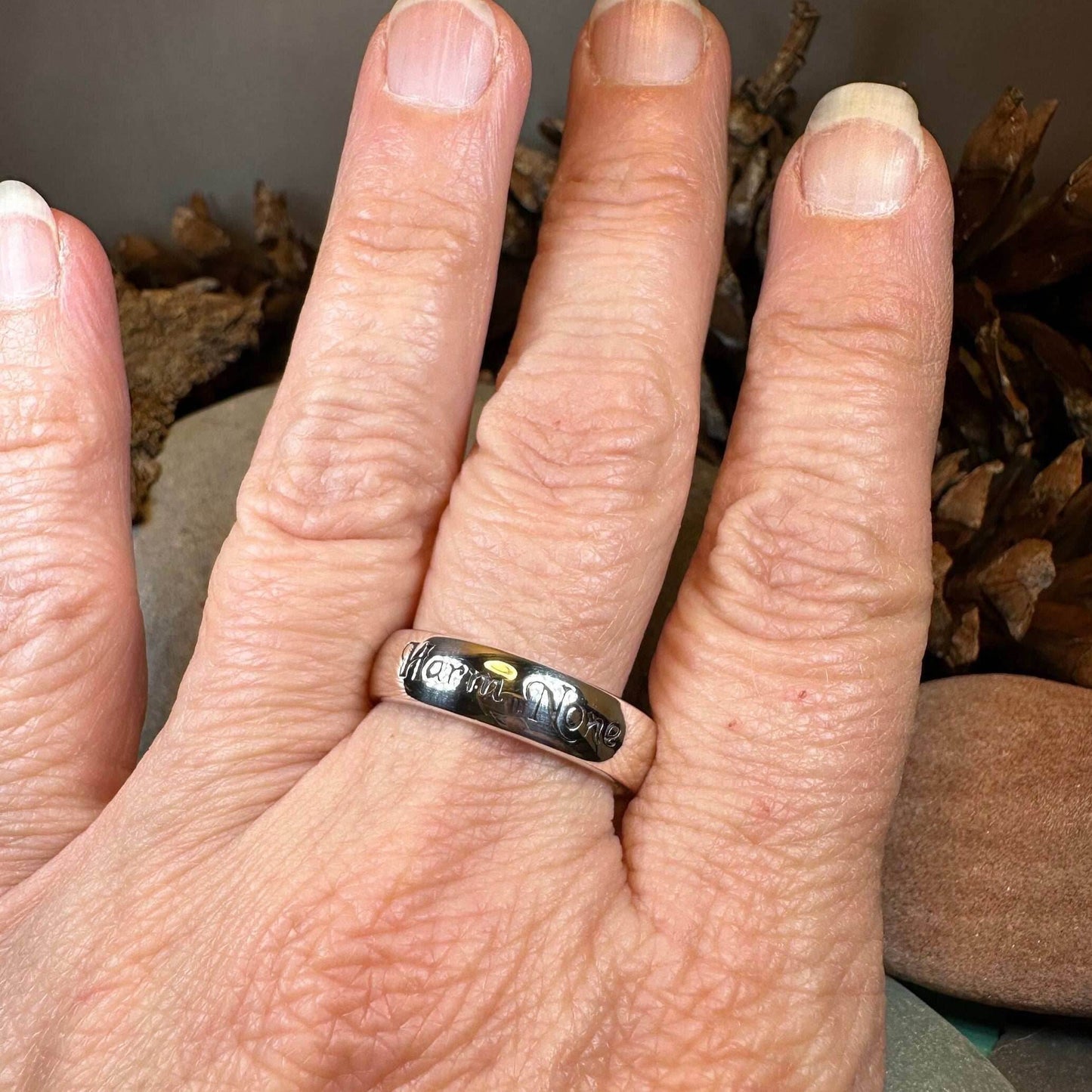 Harm None Wiccan Ring - 6