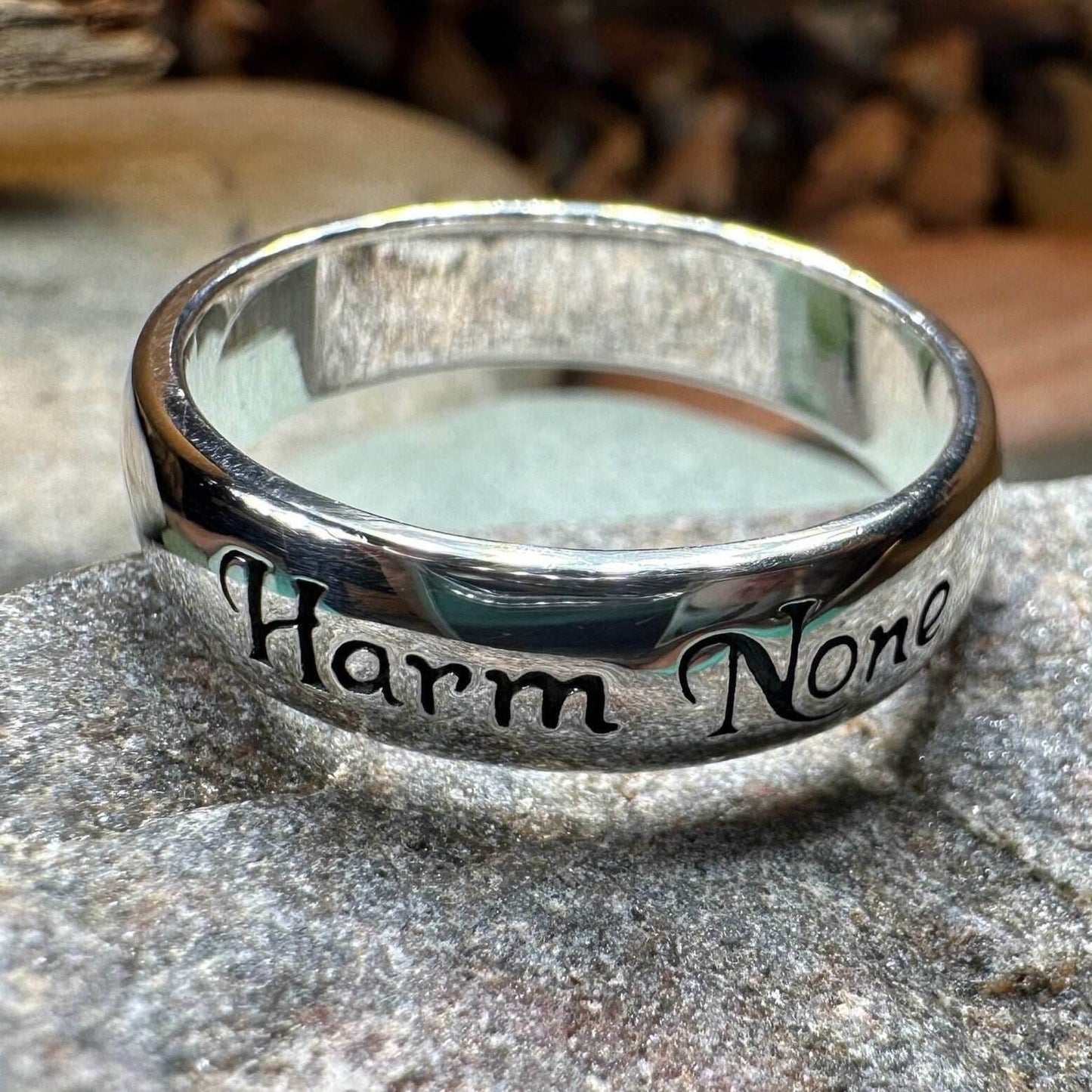 Harm None Wiccan Ring - 6