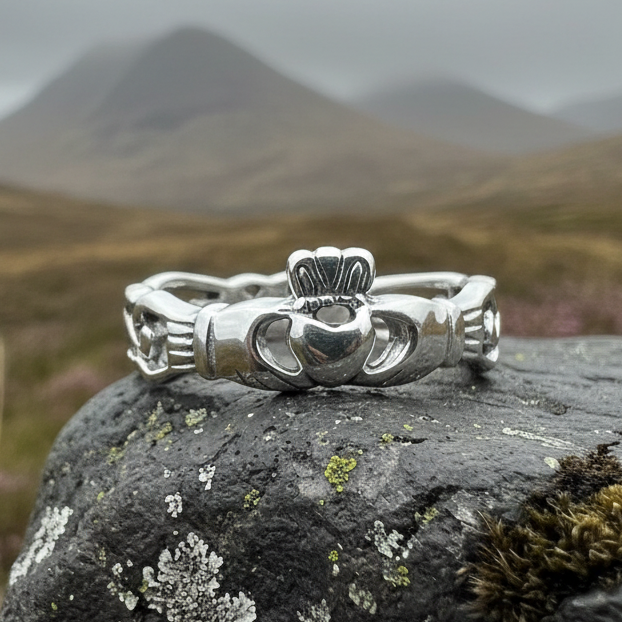 Folklore Irish Claddagh Ring