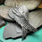 Large Angel Wings Necklace - 18