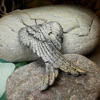 Large Angel Wings Necklace - 18
