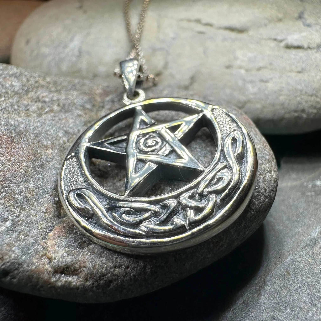Moon And Star Necklace - 18