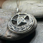 Moon And Star Necklace - 18