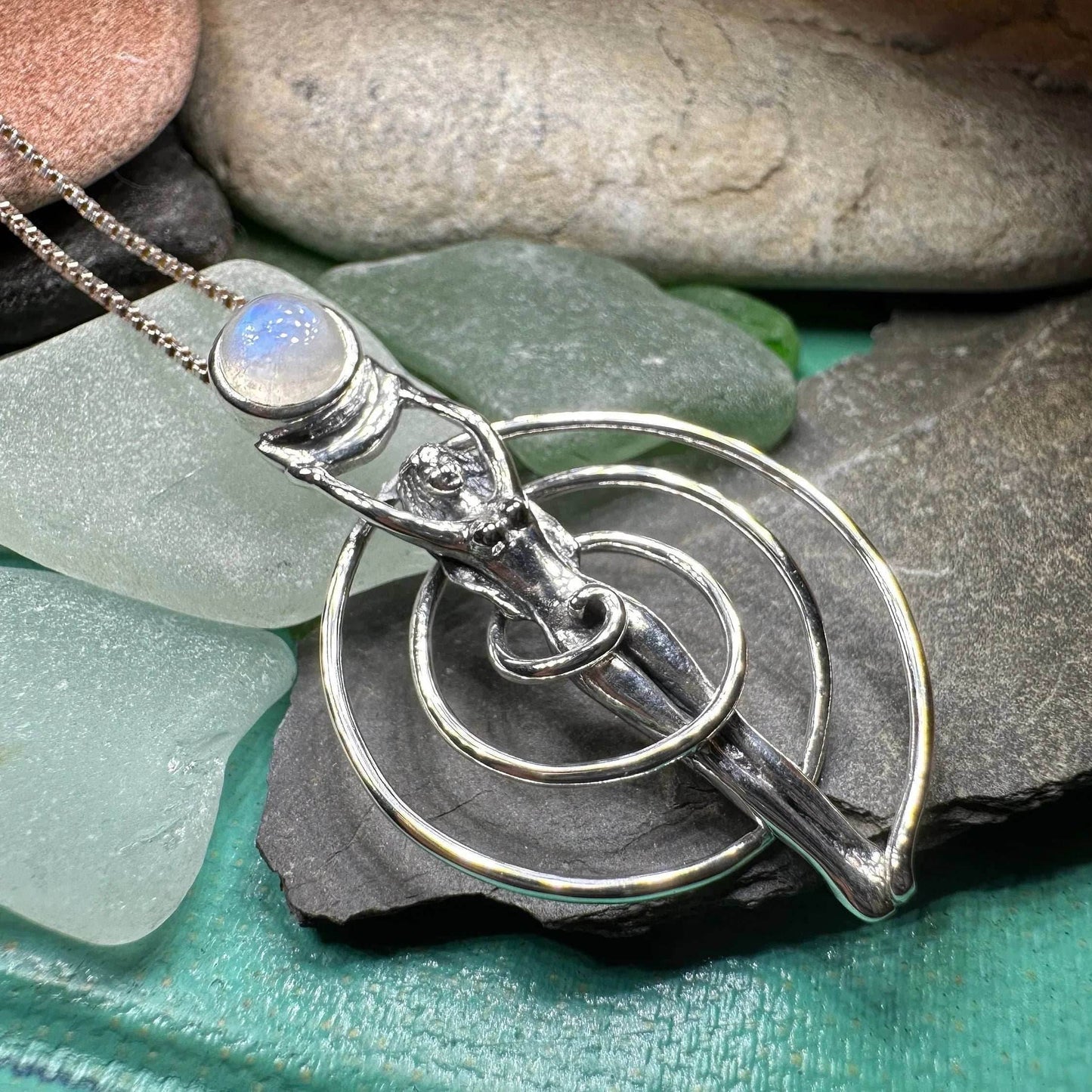 Danu Spiral Necklace - Amethyst