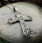 Holy Spirit Celtic Cross Necklace - 18