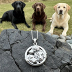 Lab Love Labrador Retriever Dog Necklace