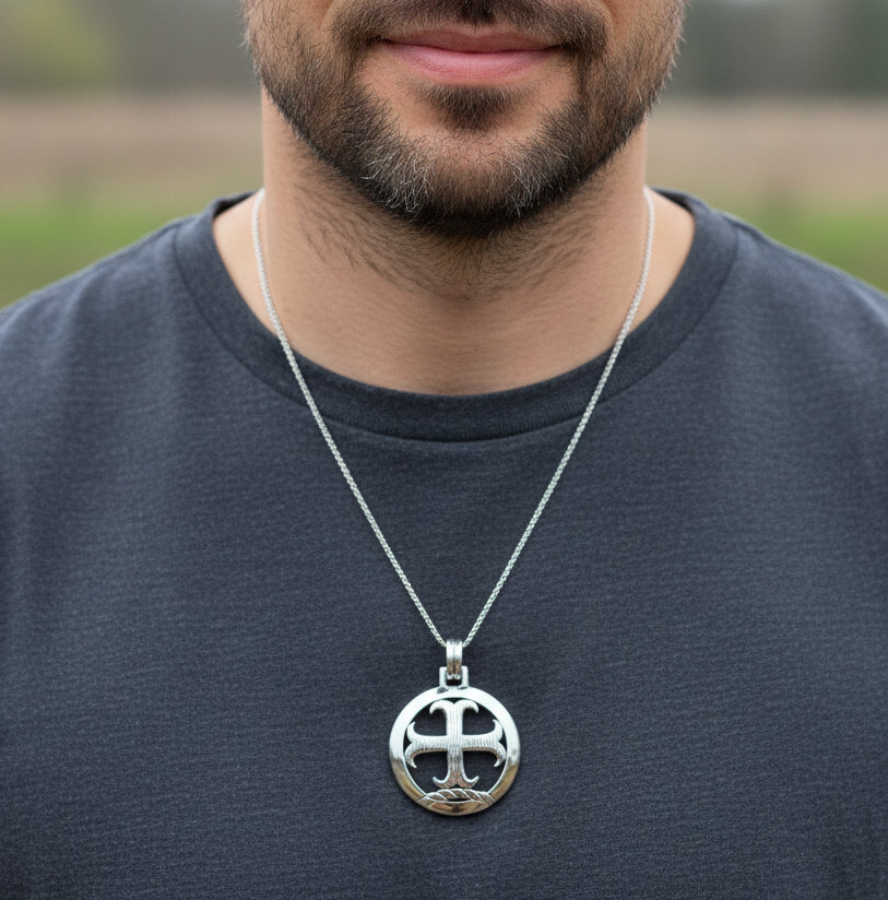 Knight's Templar Celtic Cross Necklace
