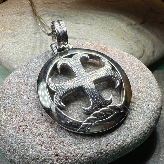 Knight's Templar Celtic Cross Necklace - 18