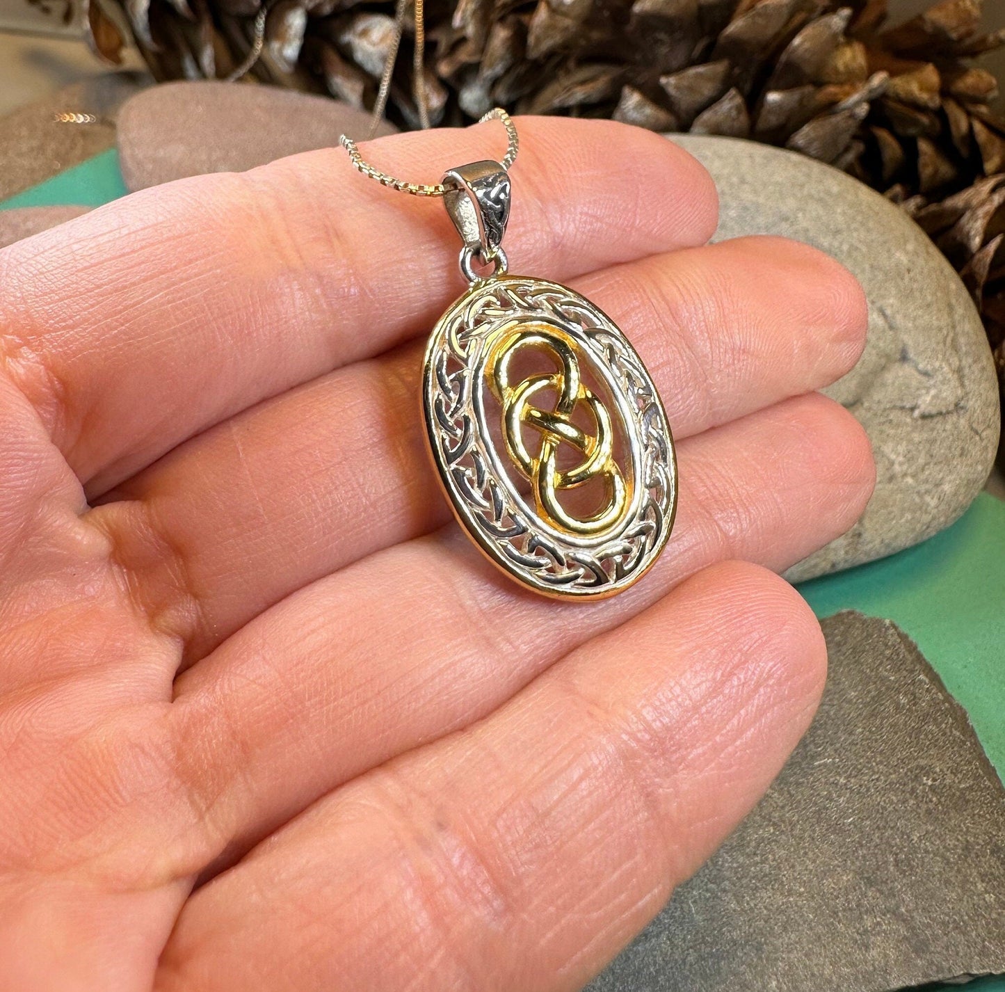 Celtic Forever Infinity Necklace