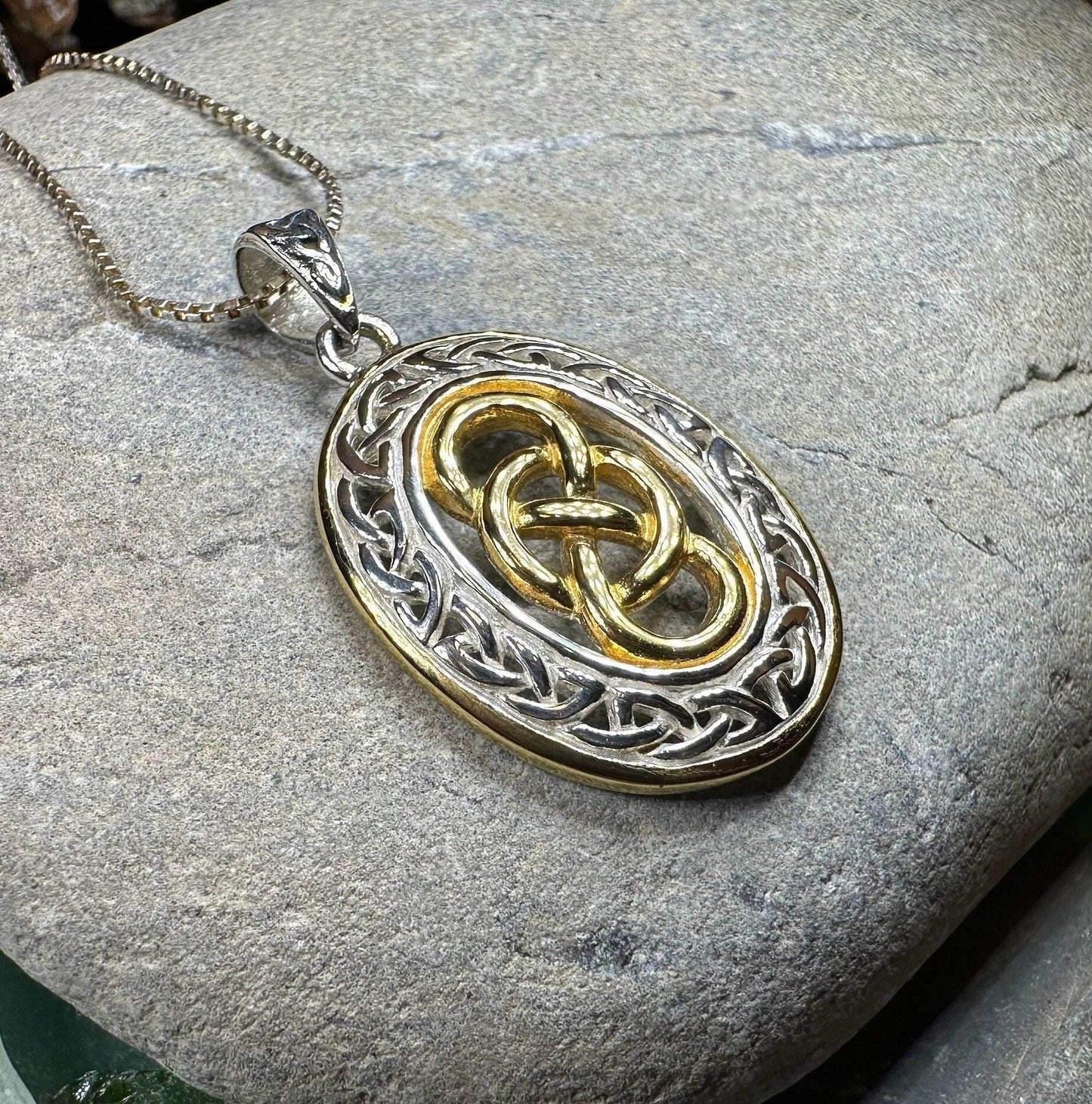 Celtic Forever Infinity Necklace - 18
