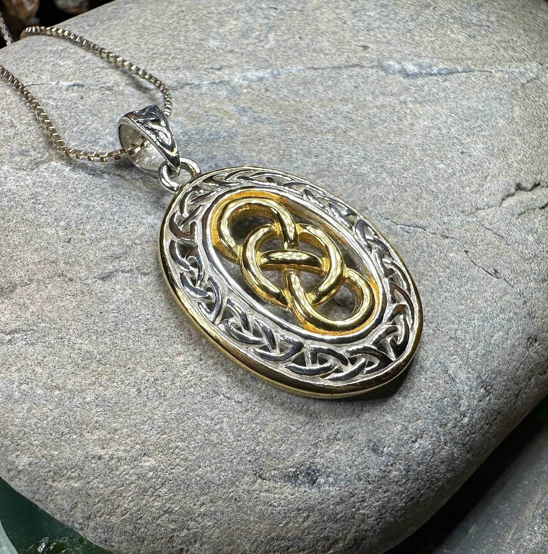 Celtic Forever Infinity Necklace - 18