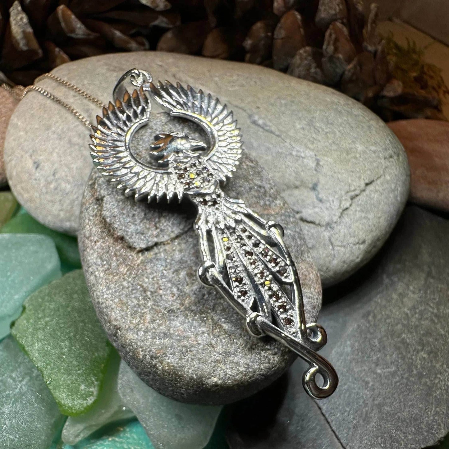 Leigheas Phoenix Necklace - 18 / Amethyst