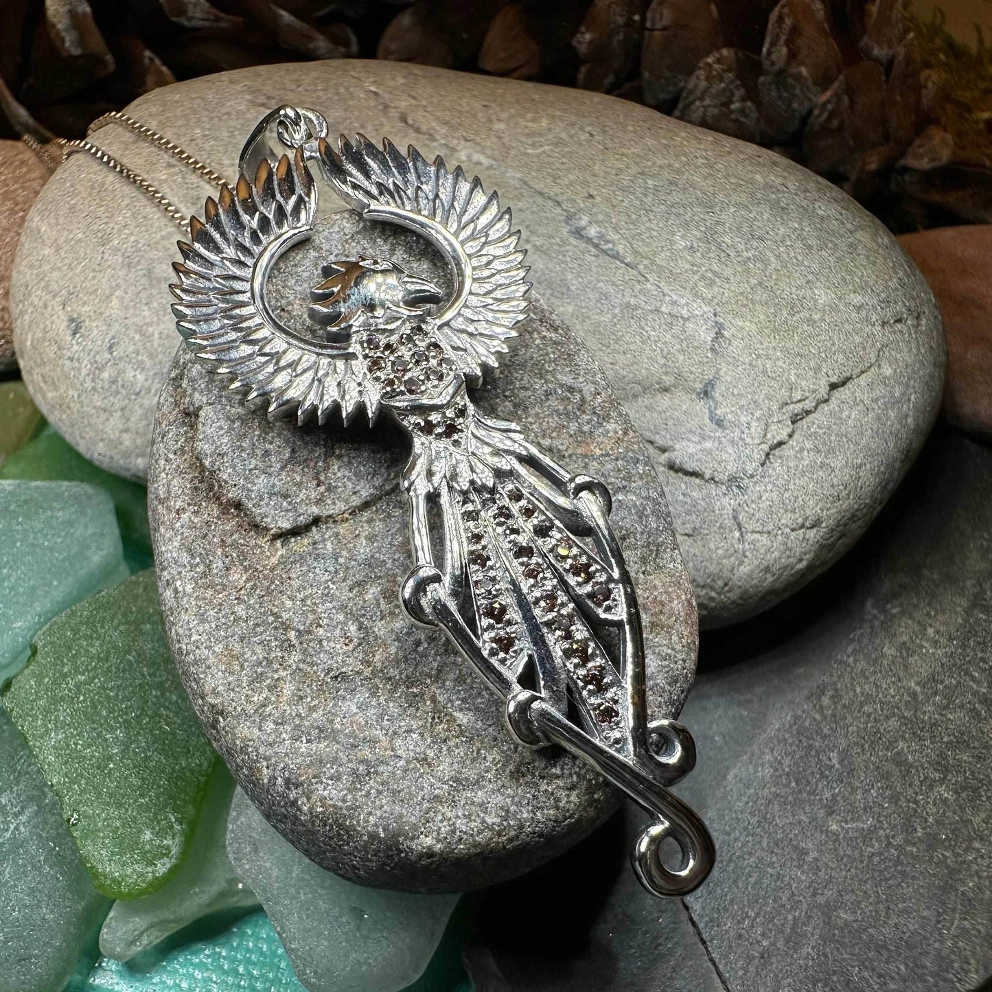 Leigheas Phoenix Necklace - 18 / Amethyst