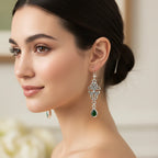Artisan Long Trinity Knot Earrings