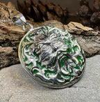 Black Forest Green Man Necklace