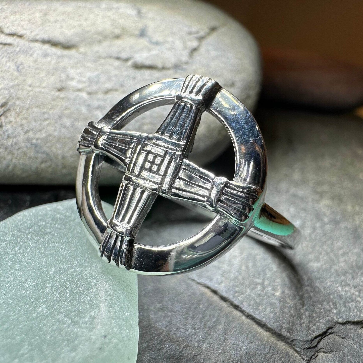 Springtide Saint Brigid's Cross Ring - 5