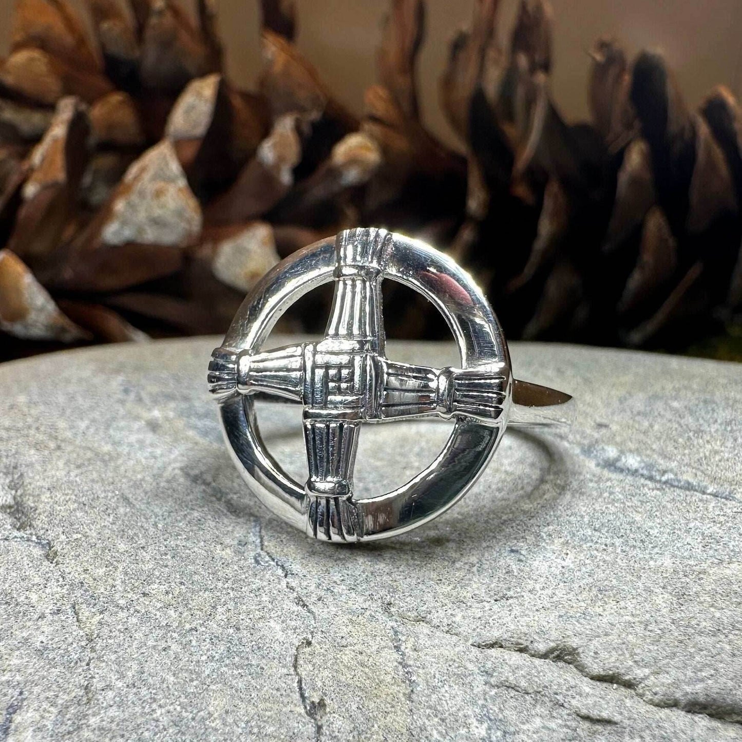 Springtide Saint Brigid's Cross Ring - 5