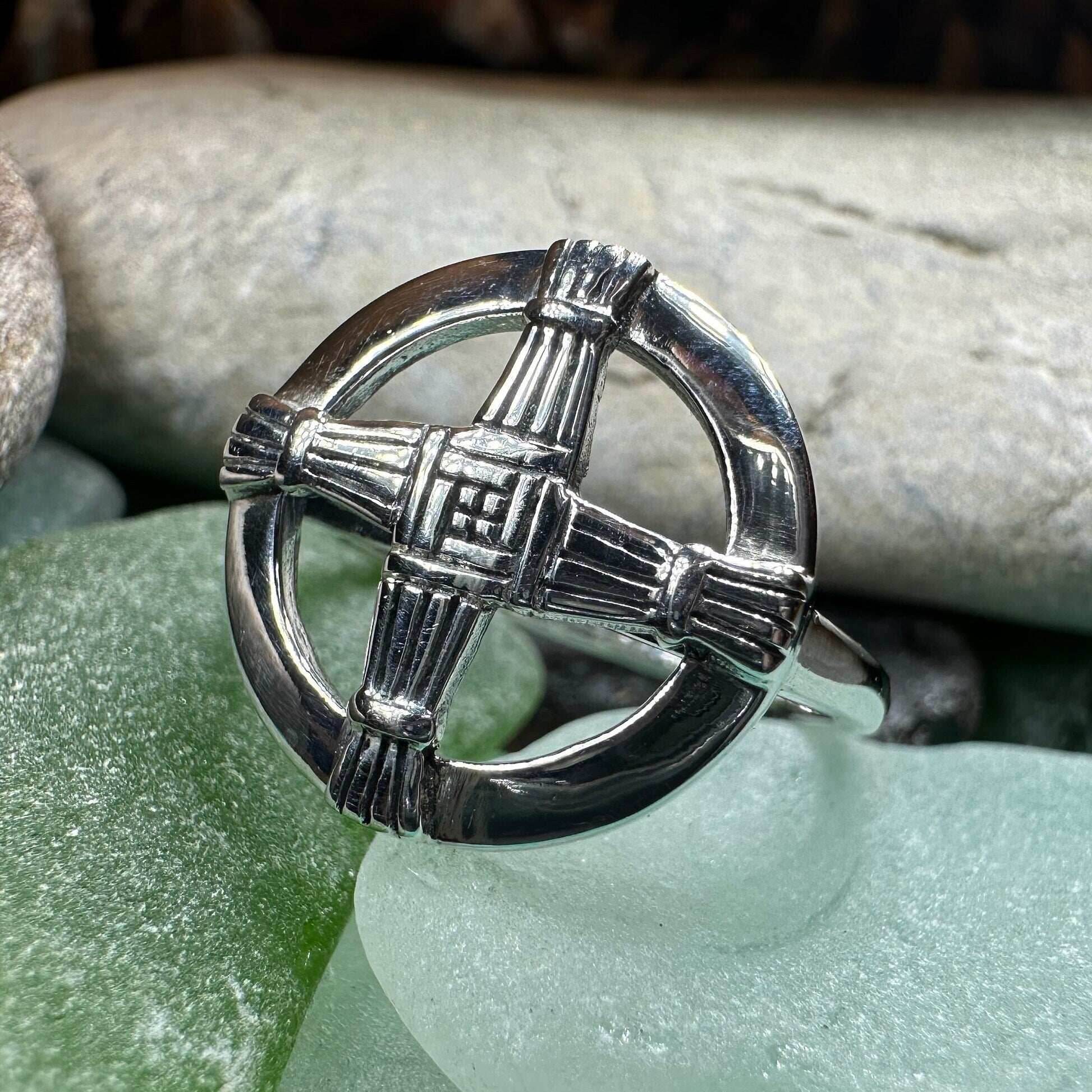 Springtide Saint Brigid's Cross Ring - 5