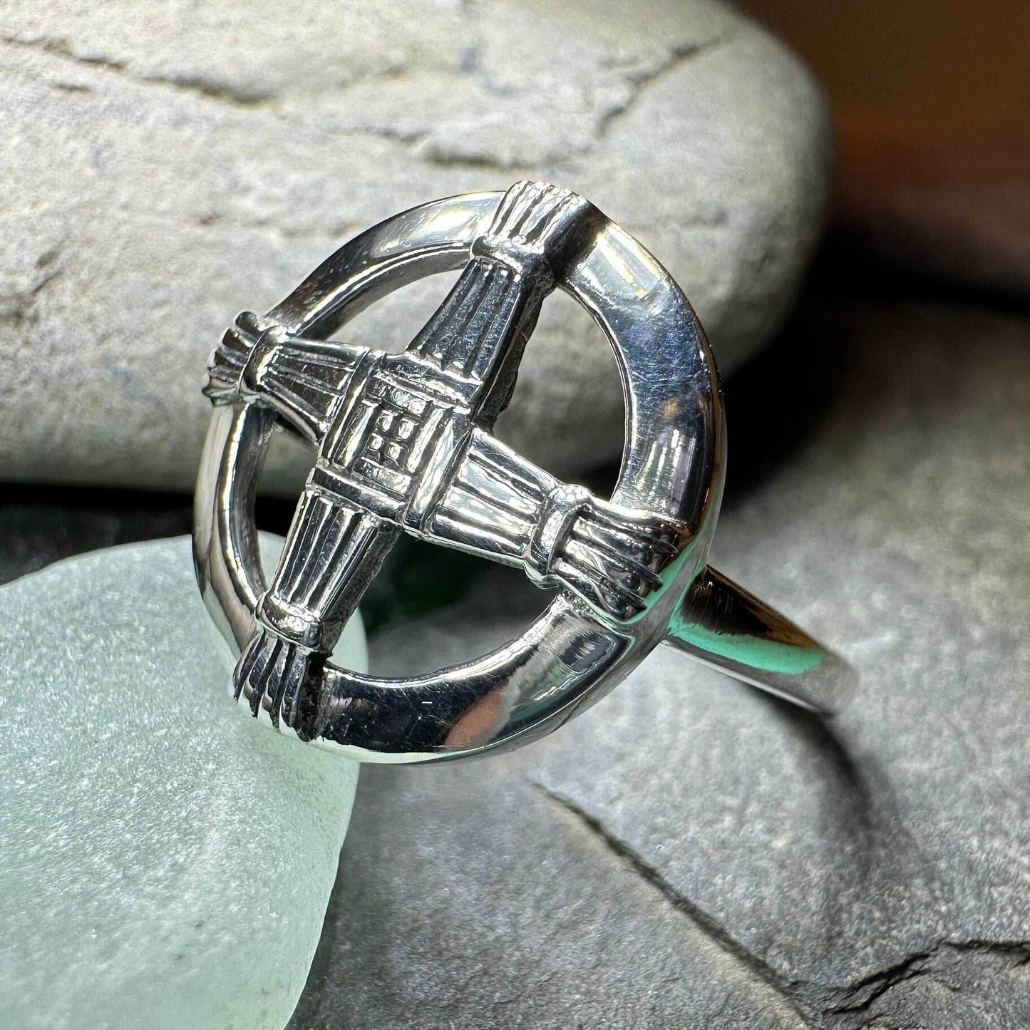 Springtide Saint Brigid's Cross Ring - 5