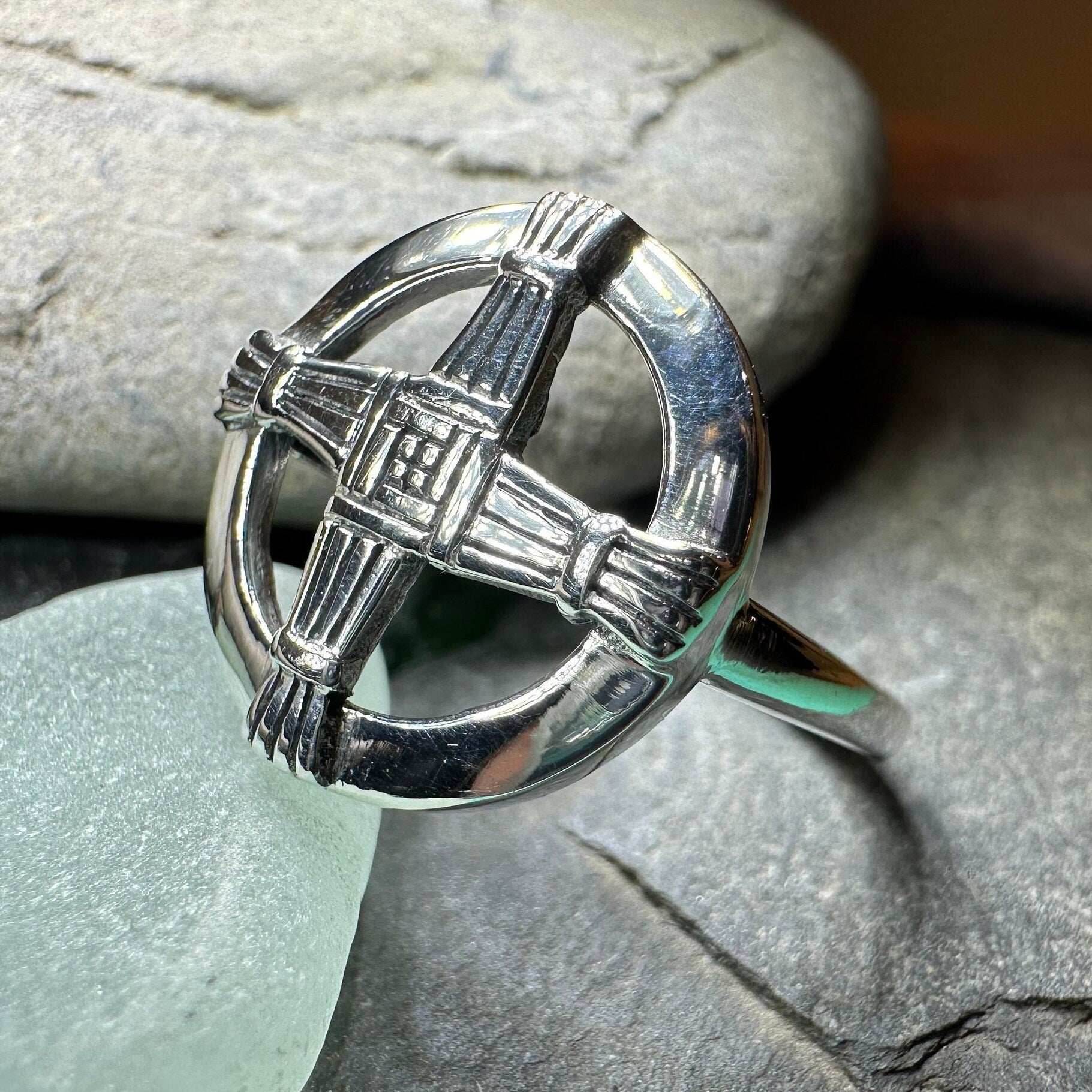 Springtide Saint Brigid's Cross Ring - 5