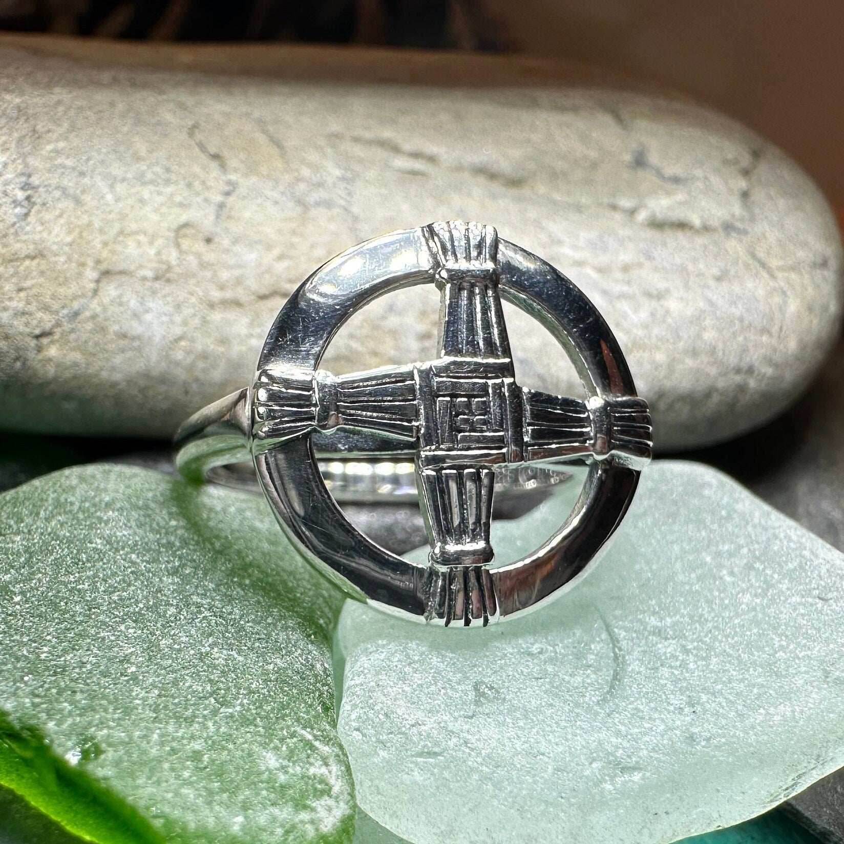 Springtide Saint Brigid's Cross Ring - 5