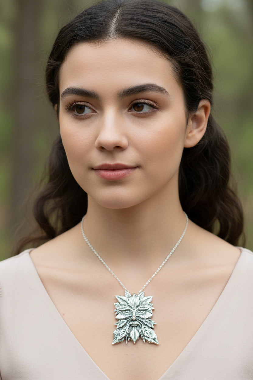 Montgeon Green Man Necklace