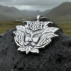 Celtic Green Man Necklace