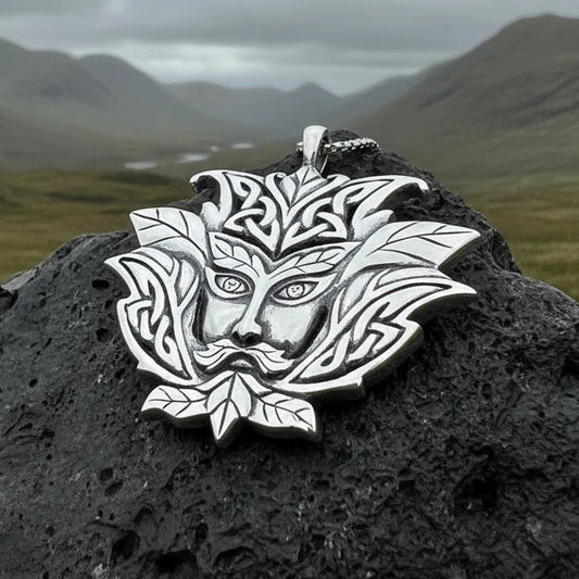 Celtic Green Man Necklace