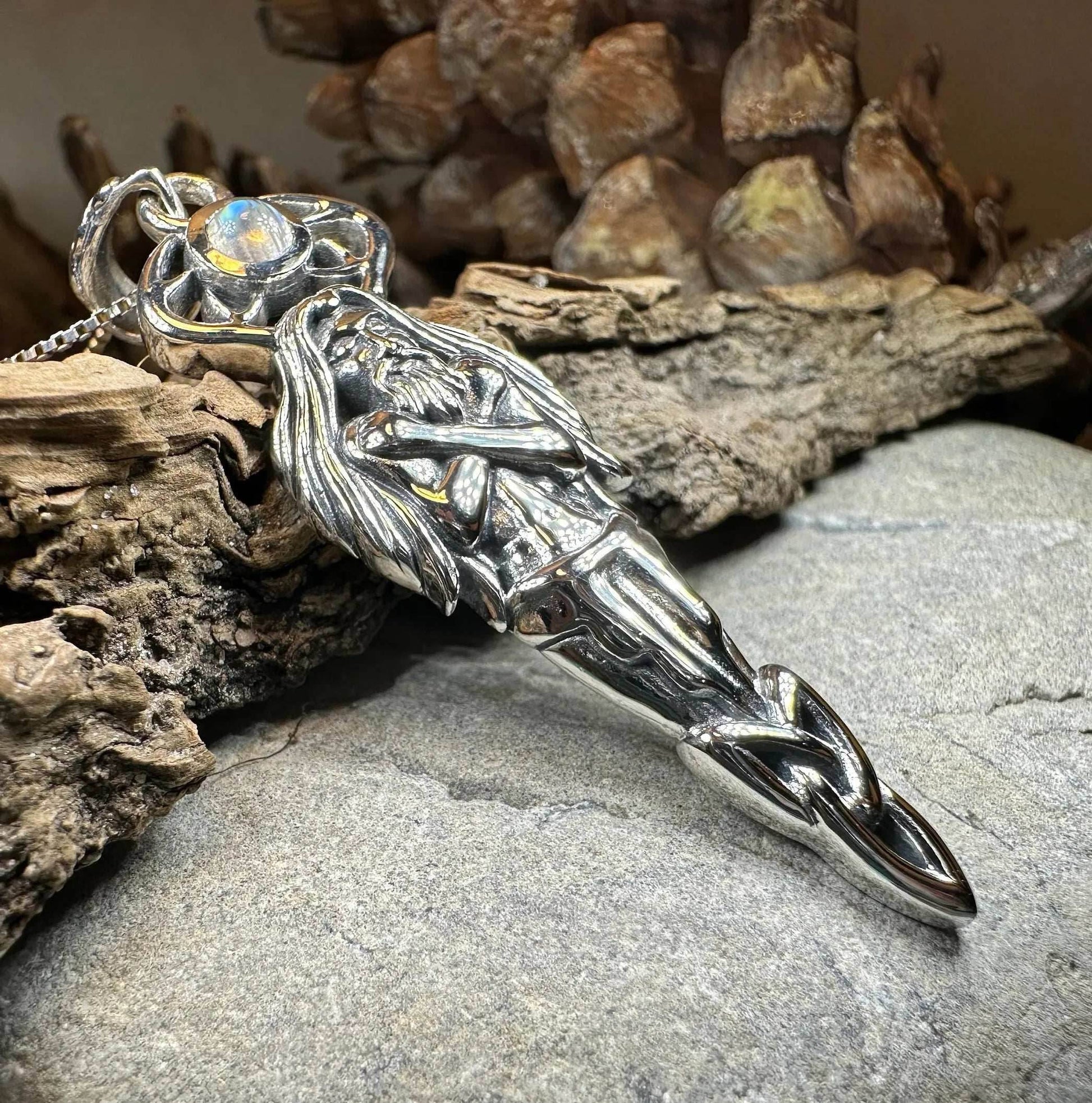 Cernunnos Moonstone Necklace - 18
