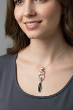 Lyric Triple Moon Goddess Necklace