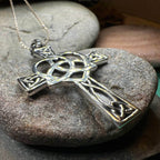 Pure Heart Celtic Cross Necklace - 18
