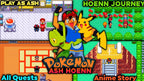 Pokemon Ash Hoenn GBA Video Game Rare GameBoy Advance Custom ROM
