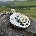 Golden Universe Sun & Moon Necklace