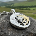 Golden Universe Sun & Moon Necklace