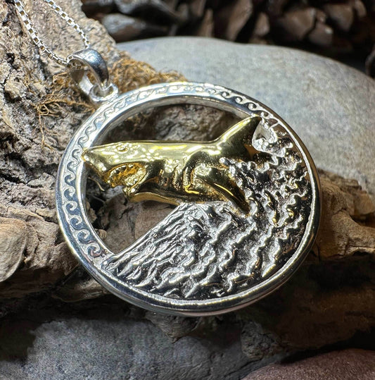 Great White Shark Necklace - 18