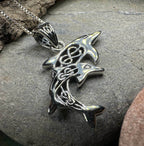 Unity Celtic Dolphin Necklace - 18