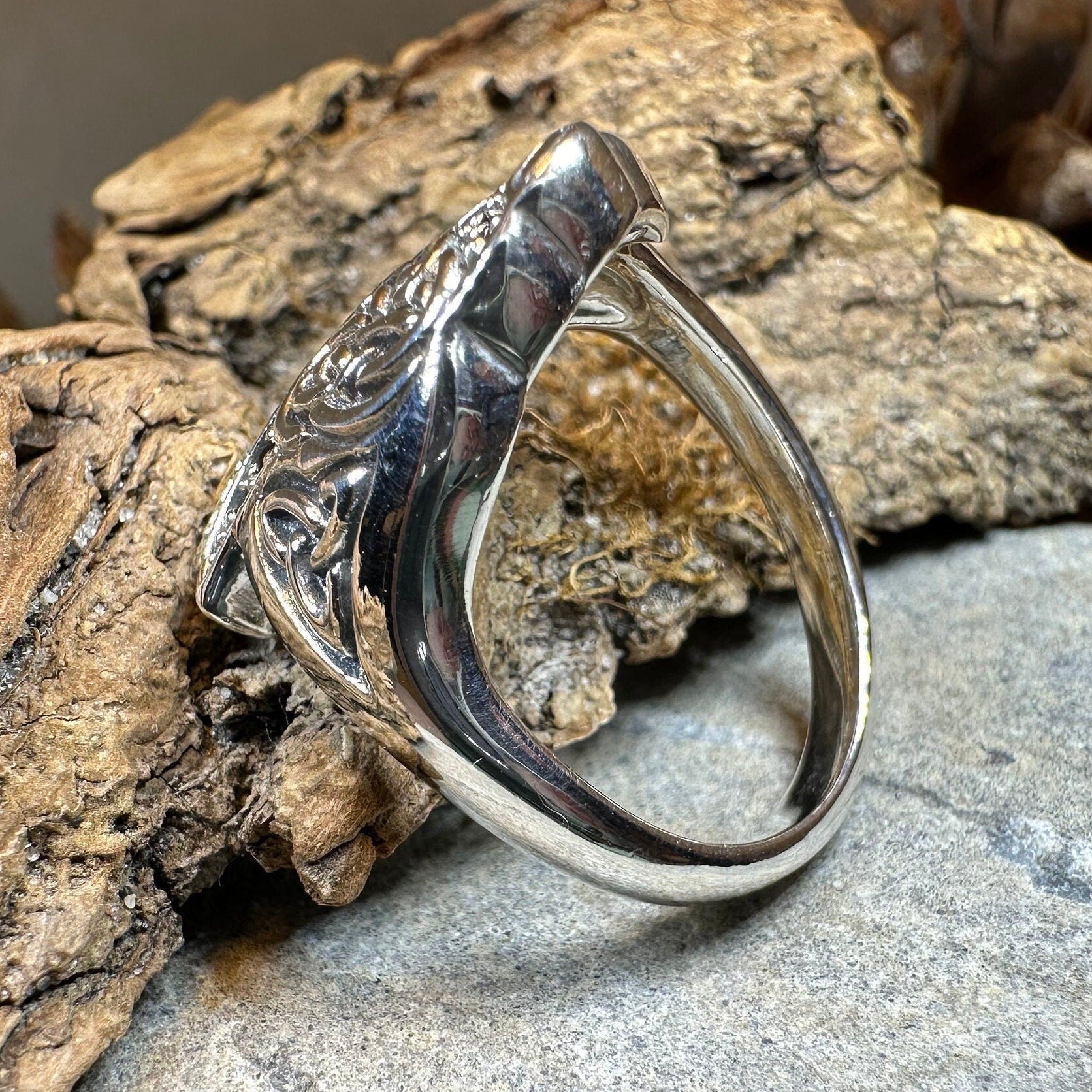 Morrigan Celtic Raven Ring