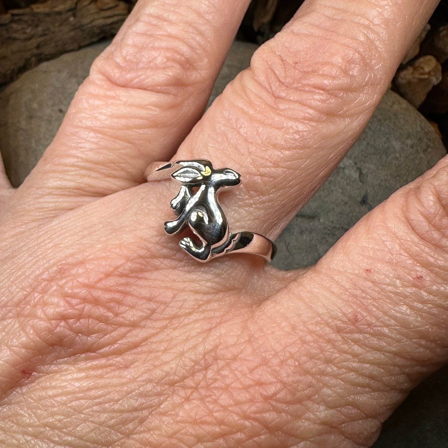 Moonlight Dancer Rabbit Ring - 5