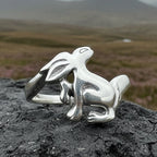 Moonlight Dancer Rabbit Ring