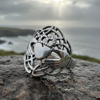 Irish Lace Claddagh Ring